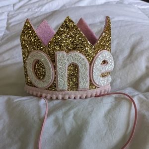 'ONE' birthday hat